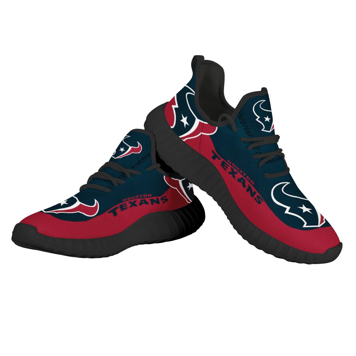 Women's NFL Houston Texans Mesh Knit Sneakers/Shoes 005